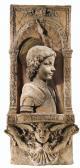 ÉPINAY d' Prosper The Bust Of Saint George In A Renaissance Style Alcove ÉPINAY d' Prosper The Bust Of Saint George In A Renaissance Style Alcove
