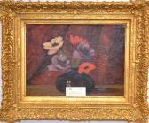 A. van Rees Blomsterstilleben Med Anemoner A. van Rees Blomsterstilleben Med Anemoner