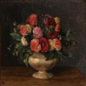 AABYE Jørgen Emil Still Life With Flowers On A Stone Sill AABYE Jørgen Emil Still Life With Flowers On A Stone Sill