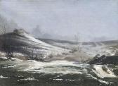 AAGAARD Carl Frederik Peder Dänische Schneelandschaft AAGAARD Carl Frederik Peder Dänische Schneelandschaft