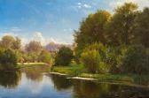 AAGAARD Carl Frederik Peder Landscape With A Stream AAGAARD Carl Frederik Peder Landscape With A Stream