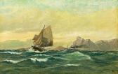 AAGAARD Martin Seascape With Rock Formations AAGAARD Martin Seascape With Rock Formations