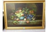 AARON M. Still Life Of Fruit AARON M. Still Life Of Fruit