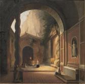 ABBATI Vincenzo Scorcio Del Cortile Di Un Monastero ABBATI Vincenzo Scorcio Del Cortile Di Un Monastero