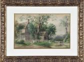 ABBATT Agnes Dean New England Hillside House ABBATT Agnes Dean New England Hillside House