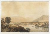 ABERLI Johann Ludwig "vûe Dessinée À Mouri Prés De Berne ABERLI Johann Ludwig "vûe Dessinée À Mouri Prés De Berne