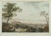 ABERLI Johann Ludwig Vue De Cerlier Et Du Lac De Bienne ABERLI Johann Ludwig Vue De Cerlier Et Du Lac De Bienne