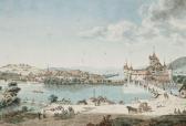 ABERLI Johann Ludwig Vue De Nidau Et Du Lac De Bienne ABERLI Johann Ludwig Vue De Nidau Et Du Lac De Bienne