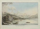 ABERLI Johann Ludwig Vue Du Village Et Du Lac De Brientz ABERLI Johann Ludwig Vue Du Village Et Du Lac De Brientz