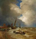 ACHENBACH Andreas Stürmische Küstenlandschaft ACHENBACH Andreas Stürmische Küstenlandschaft