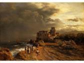 ACHENBACH Oswald Abziehender Sturm An Der Italienischen Küste ACHENBACH Oswald Abziehender Sturm An Der Italienischen Küste