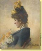 ACKER van Elsa Elégante Au Bouquet De Fleurs ACKER van Elsa Elégante Au Bouquet De Fleurs
