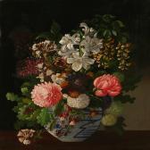 ACKERBERG A. Colourful Flowers In A Chinese Bojan ACKERBERG A. Colourful Flowers In A Chinese Bojan