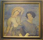 ACKERMAN Two Peasant Women In A Landscape ACKERMAN Two Peasant Women In A Landscape