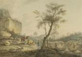 ACKERMANN Johann Adam Landscapes With Shepherds And Animals ACKERMANN Johann Adam Landscapes With Shepherds And Animals