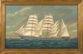 ADAM Edouard, A. du Havre American Flagged Ship With Gray Hull And Red Bottom ADAM Edouard, A. du Havre American Flagged Ship With Gray Hull And Red Bottom