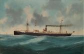 ADAM Edouard, A. du Havre The Cargoship 'worms', Captain Otto Hassold ADAM Edouard, A. du Havre The Cargoship 'worms', Captain Otto Hassold