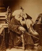 ADAM-SALOMON Antoine Samuel Autoportrait Au Violoncelle ADAM-SALOMON Antoine Samuel Autoportrait Au Violoncelle