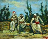 ADAM Shlomo Joseph Bedouin Men Resting ADAM Shlomo Joseph Bedouin Men Resting