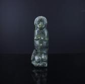 ADAMIE A Large Green Stone Carving Of A Sedna ADAMIE A Large Green Stone Carving Of A Sedna