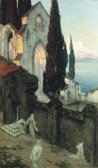 ADAMOVICH Mikhail Mikhailovich At The Monastery Walls ADAMOVICH Mikhail Mikhailovich At The Monastery Walls