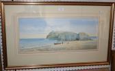 ADAMS Albert George Coastal View With Figures ADAMS Albert George Coastal View With Figures