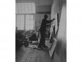ADAMS Gilbert Portrait Of Terry Frost In His Studio ADAMS Gilbert Portrait Of Terry Frost In His Studio