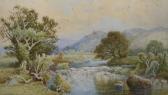 ADAMS James L. Stepping Stones On The Llugwy Capel Curig N Wales ADAMS James L. Stepping Stones On The Llugwy Capel Curig N Wales