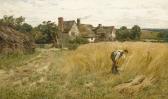 ADAMS John Clayton Harvesting Wheat ADAMS John Clayton Harvesting Wheat