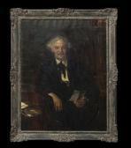 ADAMS Wayman Eldridge Portrait Of Judge Dan Powell ADAMS Wayman Eldridge Portrait Of Judge Dan Powell