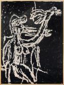 ADAMSKI Hans Peter Ohne Titel Expressive Arbeit Adamskis Mit Weiblichem Akt ADAMSKI Hans Peter Ohne Titel Expressive Arbeit Adamskis Mit Weiblichem Akt