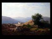 ADERS F. Südländische Berglandschaft ADERS F. Südländische Berglandschaft