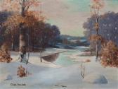 ADLER Chas Adler Winter Landscape ADLER Chas Adler Winter Landscape