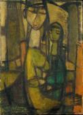 ADLER Samuel Marcus Portrait Of Mother And Child Andportrait Of A Man ADLER Samuel Marcus Portrait Of Mother And Child Andportrait Of A Man