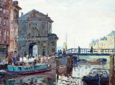 ADRIANUS CHARLES BOGMAN Hermanus The Delftse Poort In Old Rotterdam, The Netherlands ADRIANUS CHARLES BOGMAN Hermanus The Delftse Poort In Old Rotterdam, The Netherlands