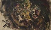 AFFANDI Kusuma Topeng-topeng AFFANDI Kusuma Topeng-topeng