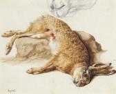 AGASSE Jacques Laurent Still Life Of A Dead Hare, With A Subsidiary Study Of Its Nose AGASSE Jacques Laurent Still Life Of A Dead Hare, With A Subsidiary Study Of Its Nose