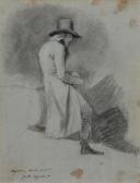 AGASSE Jacques Laurent Study Of A Rider In Side View To The Right AGASSE Jacques Laurent Study Of A Rider In Side View To The Right