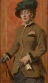 AGNEESSENS Edouard Jeune Femme À L’’ombrelle AGNEESSENS Edouard Jeune Femme À L’’ombrelle