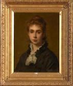 AGNEESSENS Edouard Portrait De Madame D’’aoust AGNEESSENS Edouard Portrait De Madame D’’aoust