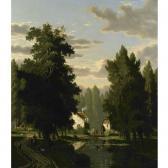 AGNETUS EMILIUS NYHOFF ELISA A Mill By The Canal AGNETUS EMILIUS NYHOFF ELISA A Mill By The Canal
