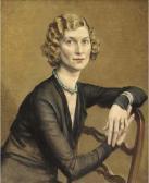 AGNEW Eric Portrait Of Mrs Anne Sybil Rathbone AGNEW Eric Portrait Of Mrs Anne Sybil Rathbone