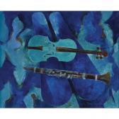 AGOSTINI Félix Violon Vert Et Clarinette AGOSTINI Félix Violon Vert Et Clarinette