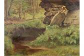 AGTHE Curt Landschaftsgemälde M. Gewässer U. Steinformation Auf Einer Waldlichtung AGTHE Curt Landschaftsgemälde M. Gewässer U. Steinformation Auf Einer Waldlichtung