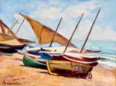 AGUADO ARNAL Rafael "barcas En La Playa" AGUADO ARNAL Rafael "barcas En La Playa"