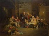 AHMED sayed Interior Scene With Figures AHMED sayed Interior Scene With Figures