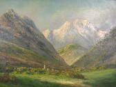 AICHMEYER Kirchdorf Vor Alpenhintergrund AICHMEYER Kirchdorf Vor Alpenhintergrund