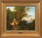 AIKMAN George Mönch In Italienischer Landschaft AIKMAN George Mönch In Italienischer Landschaft