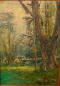 AIMETTI Carlo Scorcio Dei Giardini Pubblici Di Milano AIMETTI Carlo Scorcio Dei Giardini Pubblici Di Milano