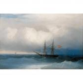 AIVAZOVSKY Ivan Constantinovich Meeressturm In Küstennähe Bei Biarritz AIVAZOVSKY Ivan Constantinovich Meeressturm In Küstennähe Bei Biarritz